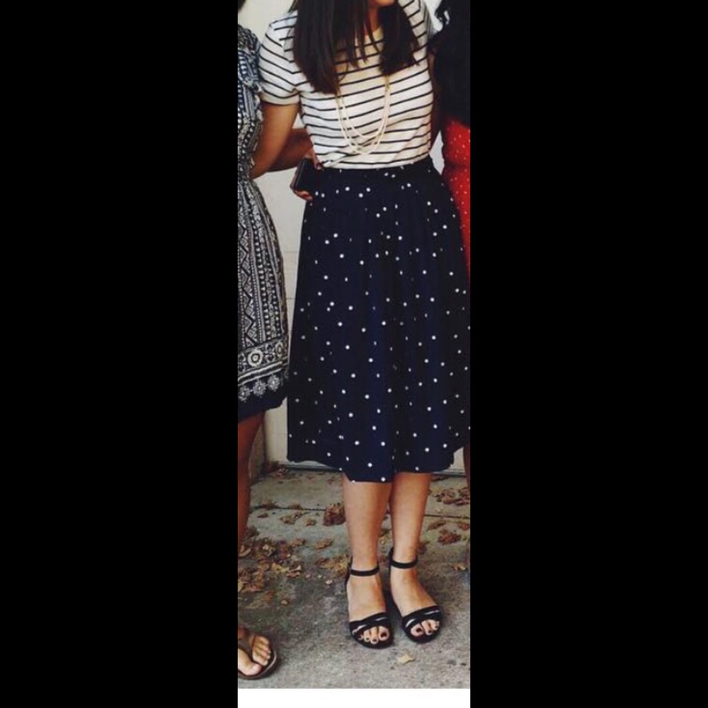 J crew midi skirt